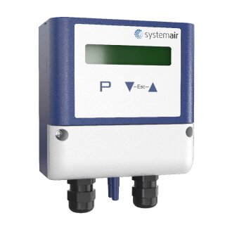 Druckregler PCA 1000D2 Druck- o. Volumenstrom, 0-1000Pa, 24VDC