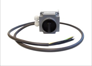 Systemair REV-5POL/07-7,5kW B/G 16A, IP66, 1NG, Schalter 0/1+Montageset, (281742)