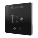 Systemair SAVE LIGHT schwarz Display 3,5",...