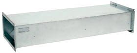 Systemair LDR 70-30 Schalldämpfer 700x300mm, L=950mm, Stahlblech verzinkt (251870)