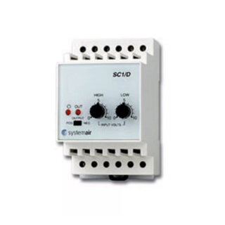 Systemair Schwellwertschalter SC2/D 24VAC, 2 x Schließerkontakt max. 10A/250 (13616)