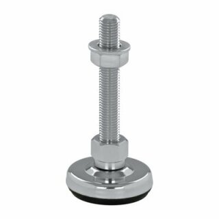 Topvex Schwingungsdämpfer Set Set aus 4x Stellfuß M8x50 und Muttern M8