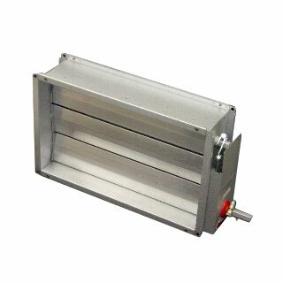 SRK 100-50 Verschlussklappe 1000x500mm, Stahlblech verzinkt