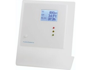 CO2 Ampel mit Display & Summer CO2, Feuchte, Temperatur, Netzteil 230V