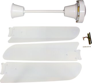 Wolf Deckenventilator LD 15 Farbe: vekehrsweiß RAL 9016
