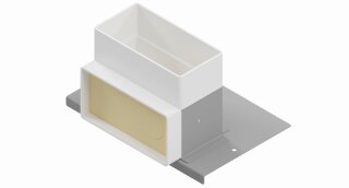 Meltem M-WRG-MB/FKA Adapter Flachkanalanschluss (200036)
