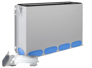 Kermi x-well Verteiler/Sammler Unterteil hoch, 18-fach, Luftk. 132x52 (Y2201075010K)