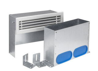 Kermi x-well Wand-Luftauslass mit Metallgitter, f. Luftkanal 132x52 (Y2201075011K)