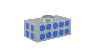 Kermi x-well Verteiler VMR4, rund NW180, 18-fach (Y2202000025K)