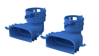 Kermi x-well Anschluss Anschluss Verteiler/Samm. 90 Grad, NW 75 (Y2202075003K)