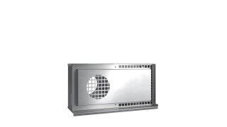 Kermi x-well Wetterschutzgitt. doppelt NW160, waagrecht, f. Wandeinbau, Edelst. (Y2401160008K)