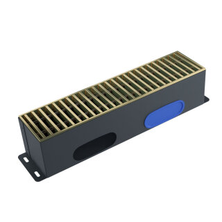 Kermi x-well Boden-Luftauslass 120x120x500, Rollrost Alu messing (Y250200100CK)