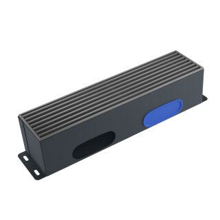 Kermi x-well Boden-Luftauslass 120x120x500, Linearrost Alu dklsilber (Y2502001104K)