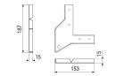 MC Deckenmontagewinkel MV4512 für...