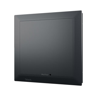 Helios ELS-FB-F black Fassadenblende für Feuchtesteuerung, ohne Filter (40775)