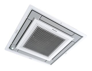 DK DAIKIN R-32 Euroraster Blende W/S weiß silber (BYFQ60CS)